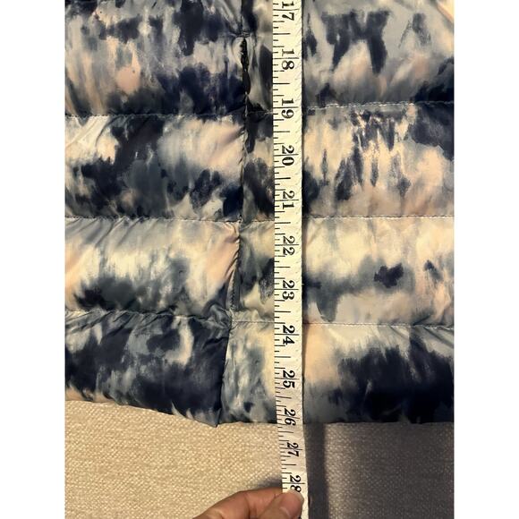 Eddie Bauer 80% Down Vest Women’s Size 2XL Tie Dye Puffer Full Zip Insulated - Picture 11 of 11